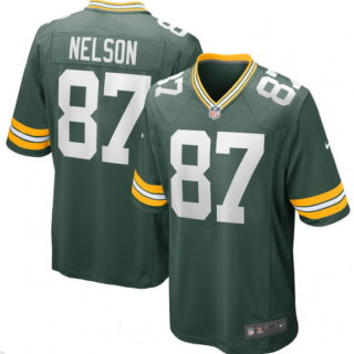Men's Jordy Nelson #87 Green Bay Packers Game Football Green Jersey