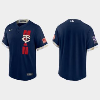 Minnesota Twins 2021 Mlb All Star Game Fan's Version Navy Jersey