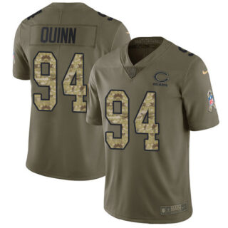 Nike Bears #94 Robert Quinn Olive Camo Men's Stitched NFL Limited 2017 Salute To Service Jersey
