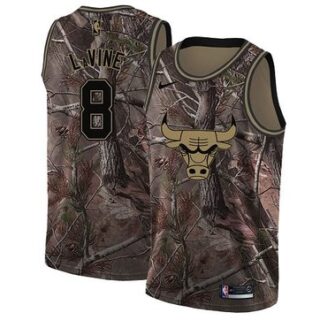 Nike Bulls #8 Zach LaVine Camo Youth NBA Swingman Realtree Collection Jersey