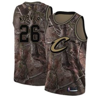 Nike Cavaliers #26 Kyle Korver Camo NBA Swingman Realtree Collection Jersey