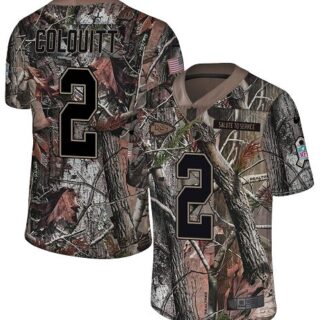 Nike Chiefs #2 Dustin Colquitt Camo Men's Stitched NFL Limited Rush Realtree Jersey
