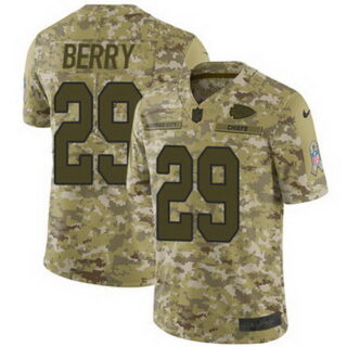 Nike Chiefs #29 Eric Berry Camo Men's Stitched NFL Limited 2018 Salute To Service Jersey