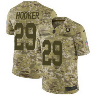 Nike Colts #29 Malik Hooker Camo Men's Stitched NFL Limited 2018 Salute To Service Jersey