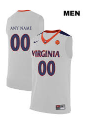 Nike Customize Men's White Virginia Cavaliers College Basketball Jersey