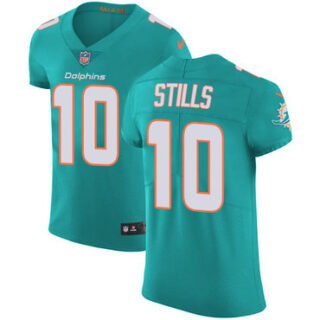 Nike Dolphins #10 Kenny Stills Aqua Green Team Color Men's Stitched NFL Vapor Untouchable Elite Jersey