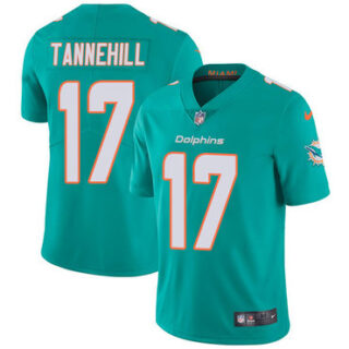 Nike Dolphins #17 Ryan Tannehill Aqua Green Team Color Men's Stitched NFL Vapor Untouchable Limited Jersey
