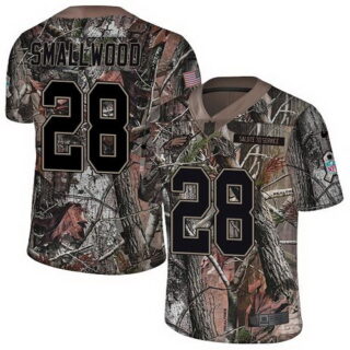Nike Eagles #28 Wendell Smallwood Camo Men's Stitched NFL Limited Rush Realtree Jersey