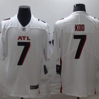 Nike Falcons 7 Younghoe Koo White New Vapor Untouchable Limited Jersey