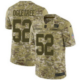 Nike Giants #52 Alec Ogletree Camo Men's Stitched NFL Limited 2018 Salute To Service Jersey