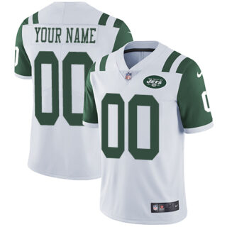 Nike NFL New York Jets Vapor Untouchable Customized Elite White Road Youth Jersey