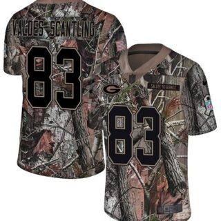 Nike Packers #83 Marquez Valdes-Scantling Camo Men's Stitched NFL Limited Rush Realtree Jersey
