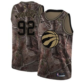 Nike Raptors #92 Lucas Nogueira Camo NBA Swingman Realtree Collection Jersey