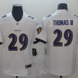 Nike Ravens 29 Marlon Humphrey White Vapor Untouchable Limited Jersey