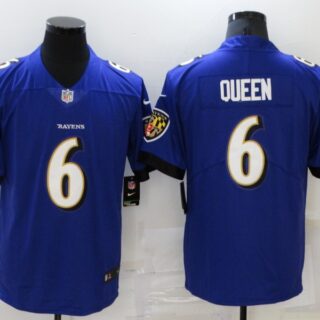 Nike Ravens 6 Patrick Queen Purple Vapor Untouchable Limited Jersey