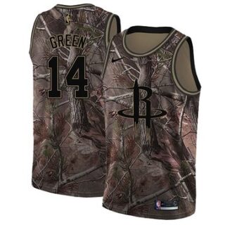 Nike Rockets #14 Gerald Green Camo Youth NBA Swingman Realtree Collection Jersey