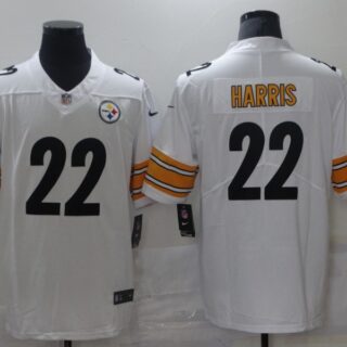 Nike Steelers 22 Najee Harris White 2021 NFL Draft Vapor Untouchable Limited Jersey