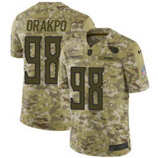 Nike Titans #98 Brian Orakpo Camo Youth Stitched NFL Limited 2018 Salute to Service Jersey