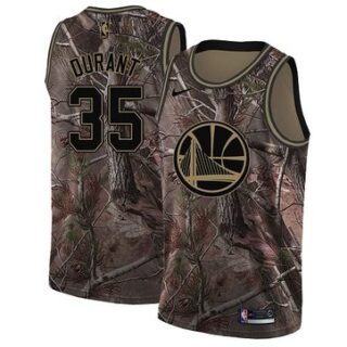 Nike Warriors #35 Kevin Durant Camo NBA Swingman Realtree Collection Jersey