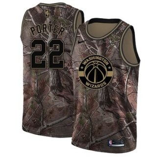 Nike Wizards #22 Otto Porter Camo Women's NBA Swingman Realtree Collection Jersey