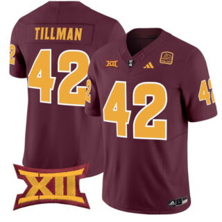 Pat Tillman Jersey #42 Arizona State Sun Devils Vapor Limited College Football Maroon