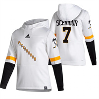 Pittsburgh Penguins #7 Colton Sceviour Reverse Retro Pullover Hoodie White