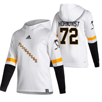 Pittsburgh Penguins #72 Patric Hornqvist Reverse Retro Pullover Hoodie White
