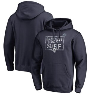 Rams Navy 2018 NFL Playoffs Baddest Show On Surf Men's Pullover Hoodie