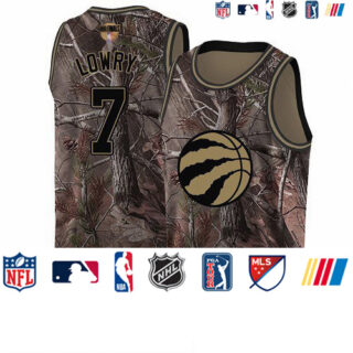 Raptors #7 Kyle Lowry Camo 2019 Finals Bound Basketball Swingman Realtree Collection Jersey