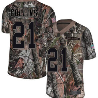 Redskins #21 Landon Collins Camo Men's Stitched Football Limited Rush Realtree Jersey