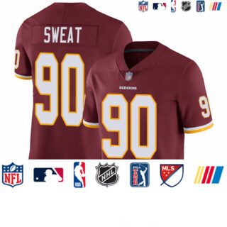 Redskins #90 Montez Sweat Burgundy Red Team Color Youth Stitched Football Vapor Untouchable Limited Jersey