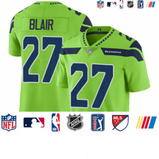 Seahawks #27 Marquise Blair Green Youth Stitched Football Limited Rush Jersey