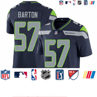 Seahawks #57 Cody Barton Steel Blue Team Color Men's Stitched Football Vapor Untouchable Limited Jersey