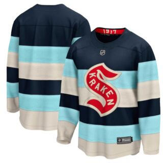 Seattle Kraken Branded 2024 NHL Winter Classic Breakaway Jersey Deep Sea Blue