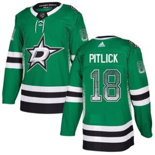 Stars 18 Tyler Pitlick Green Drift Fashion Adidas Jersey