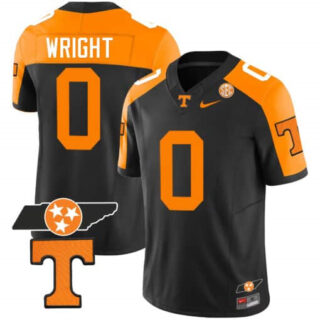 Tennessee Volunteers 2023 Alternate Vapor Limited Jersey V3 All StitchedBlack #0 Jaylen Wright