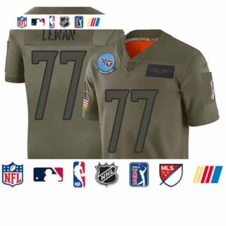 Titans #77 Taylor Lewan Camo Men's Stitched Football Limited 2019 Salute To Service Jersey