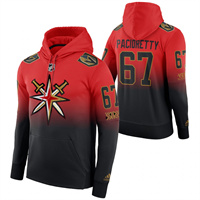 Vegas Golden Knights #67 Max Pacioretty Reverse Retro Pullover Hoodie Red Black