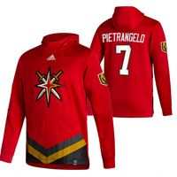 Vegas Golden Knights #7 Alex Pietrangelo Reverse Retro Pullover Hoodie Red