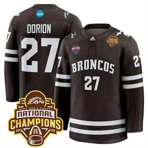 Western Michigan Broncos #27 Dan Dorion 2025 National Champions Patch Premium Jersey All Stitched