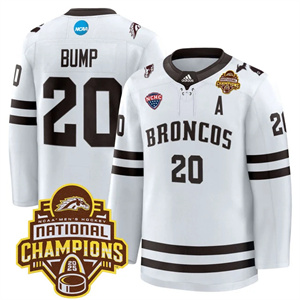 Western Michigan Broncos #20 Alex Bump 2025 National Champions Patch Premium Jersey All Stitched