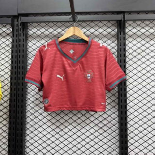 Women Portugal 2026 Home Crop Jersey
