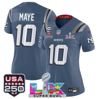 Star C Patch And Super Bowl LX Patch & USA 250' Patch Rivalries Vapor Limited Football Stitched Jersey(Run Small)