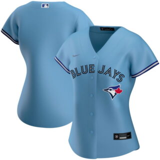 Women's Powder Blue Blank Toronto Blue Jays Alternate Replica Team Jersey