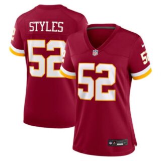 Women's Washington Commanders #52 Sonny Styles Burgundy Game Jersey