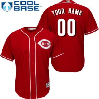 Youth's Cincinnati Reds Alternate Red Customized Jersey
