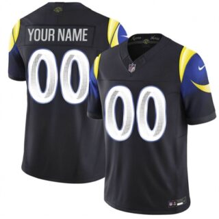 Youth Los Angeles Rams Active Player Custom Black 2025 F.U.S.E. Rivalry Series Vapor Limited Football Stitched Jersey