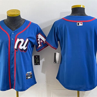 Youth National League Arizona Diamondbacks Blank Blue 2025 All-Star Edition Limited Stitched Baseball Jersey