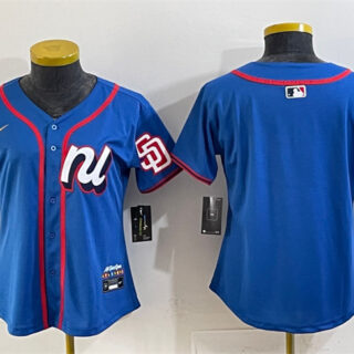 Youth National League San Diego Padres Blank Blue 2025 All-Star Edition Limited Stitched Baseball Jersey