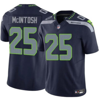 Youth Seattle Seahawks #25 Kenny McIntosh Navy 2024 F.U.S.E Vapor Limited Stitched Football Jersey